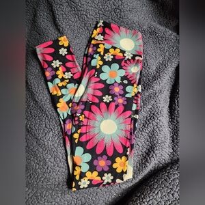 LuluRoe Floral adult leggings OS